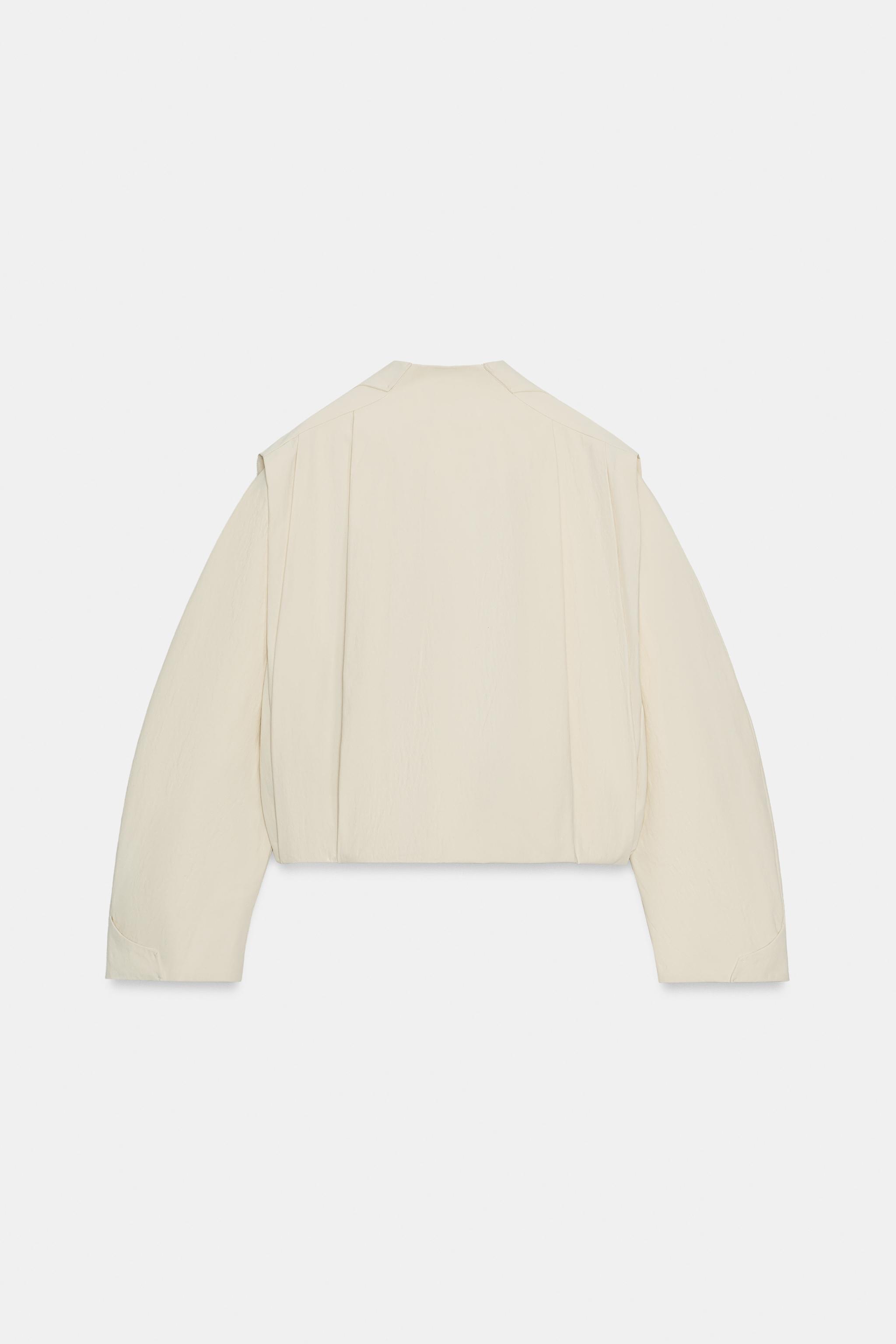 PLEATED WRAP JACKET ZW COLLECTION